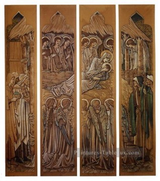 Edward Burne Jones œuvres - Les caricatures de la Nativité pour vitrail à l’église St Davids Hawarden Edward Burne Jones